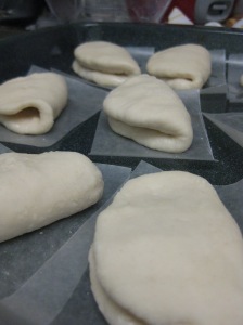 Buns before steaming - too thick